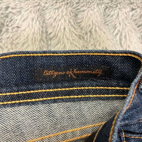 Citizens of Humanity Jeans Women 31 Ingrid #002 Low Waist Stretch Flare Denim - Picture 3 of 10